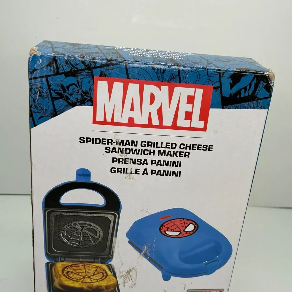 Uncanny Brands Marvel's Spiderman Single Sandwich Maker Panini Grill